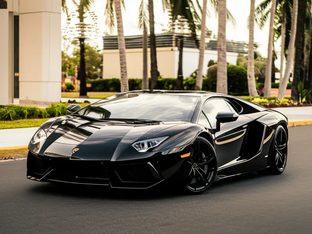 Reference photo of a Lamborghini Aventador S, not a photo of this listing's car