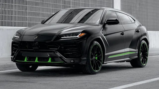 lamborghini urus matte black side