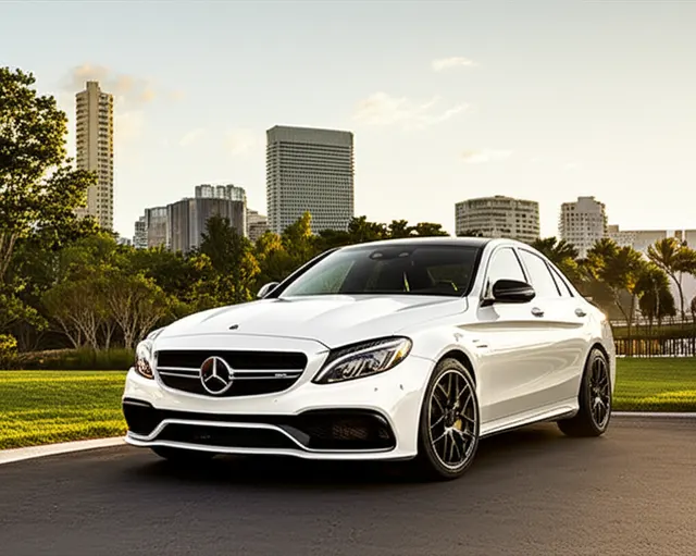 Reference photo of a Mercedes-Benz C63 AMG, not a photo of this listing's car