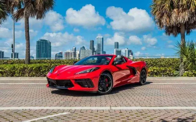 Corvette C8 Convertible Red