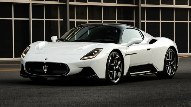 Reference photo of a Maserati MC20, not a photo of this listing's car
