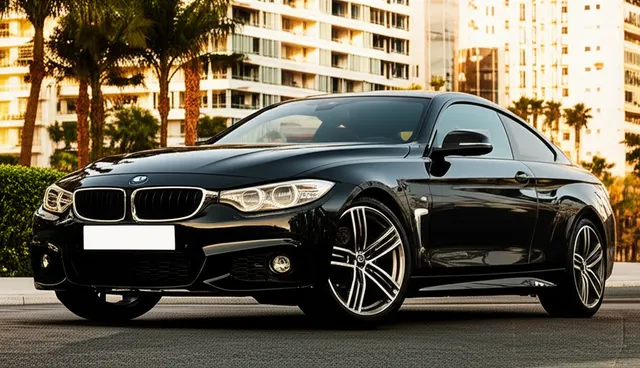 Black BMW 4 Series exotic car rental