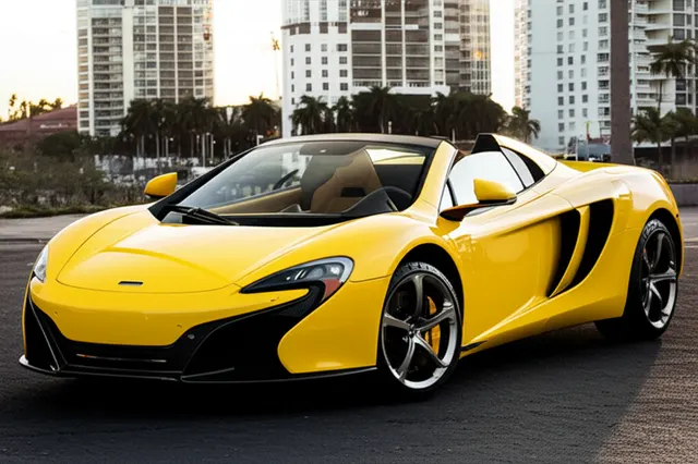 Reference photo of a McLaren 650S Spider, not a photo of this listing's car