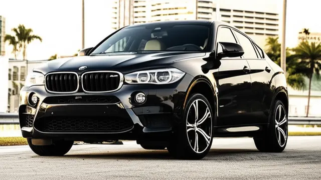 Reference photo of a BMW X6 M, not a photo of this listing's car