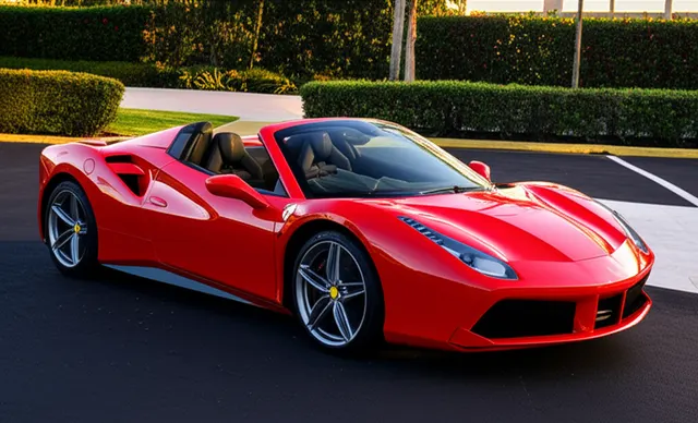 Reference photo of a Ferrari 488 Spider, not a photo of this listing's car