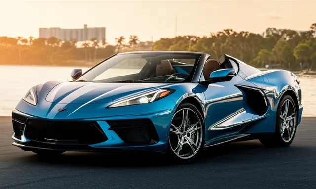 Reference photo of a Chevrolet Corvette C8 Z51 Convertible, not a photo of this listing's car