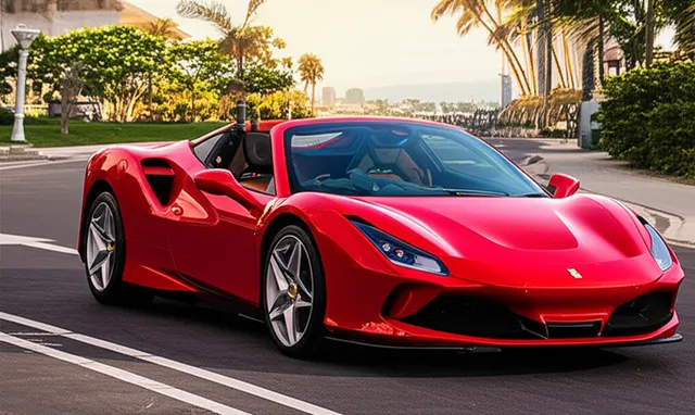 Reference photo of a Ferrari F8 Tributo, not a photo of this listing's car