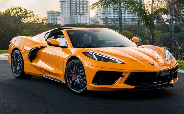 Reference photo of a Chevrolet Corvette C8 Stingray, not a photo of this listing's car