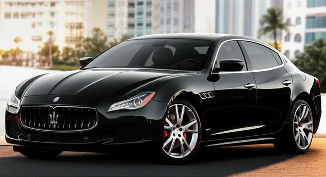 Reference photo of a Maserati Quattroporte, not a photo of this listing's car