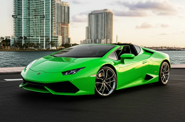 Reference photo of a Lamborghini Huracan Spyder, not a photo of this listing's car