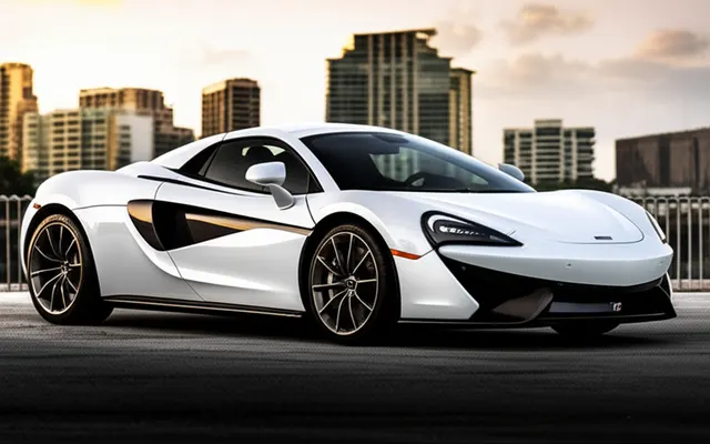 Reference photo of a McLaren 570S Spider, not a photo of this listing's car